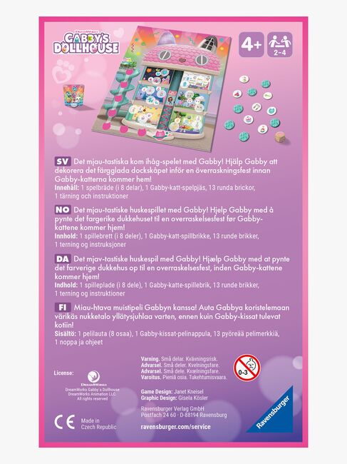 Ravensburger Gabby's Dollhouse Børnespil Helping Gabby