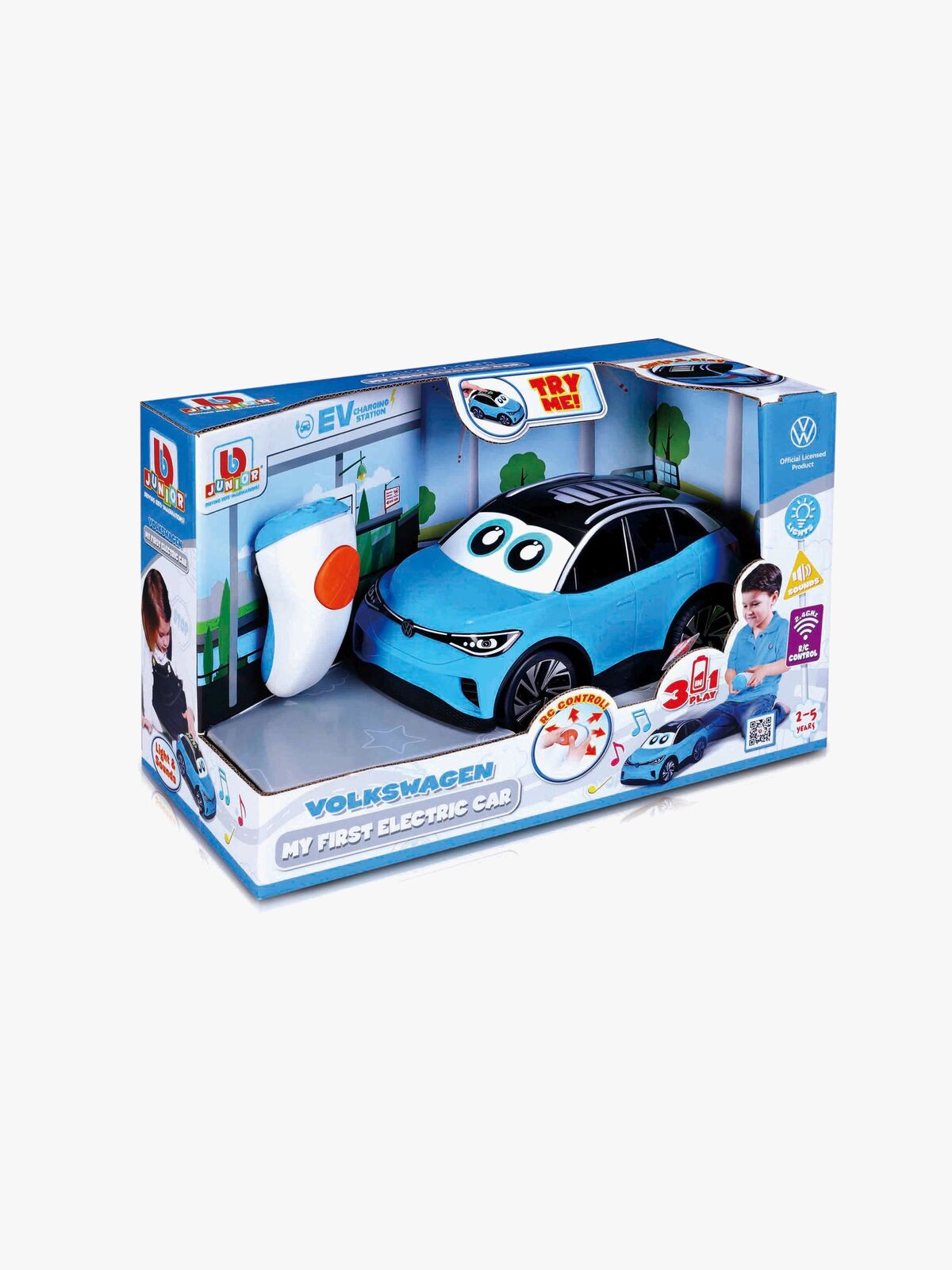 BB Junior My First Fjernstyret Elektrisk Legetøjsbil Volkswagen