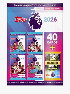 Topps Premier League Samlekort Mega Multipack 43 Stk.