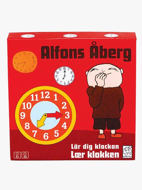 Alfons Åberg Børnespil 20 Brikker Lær Klokken