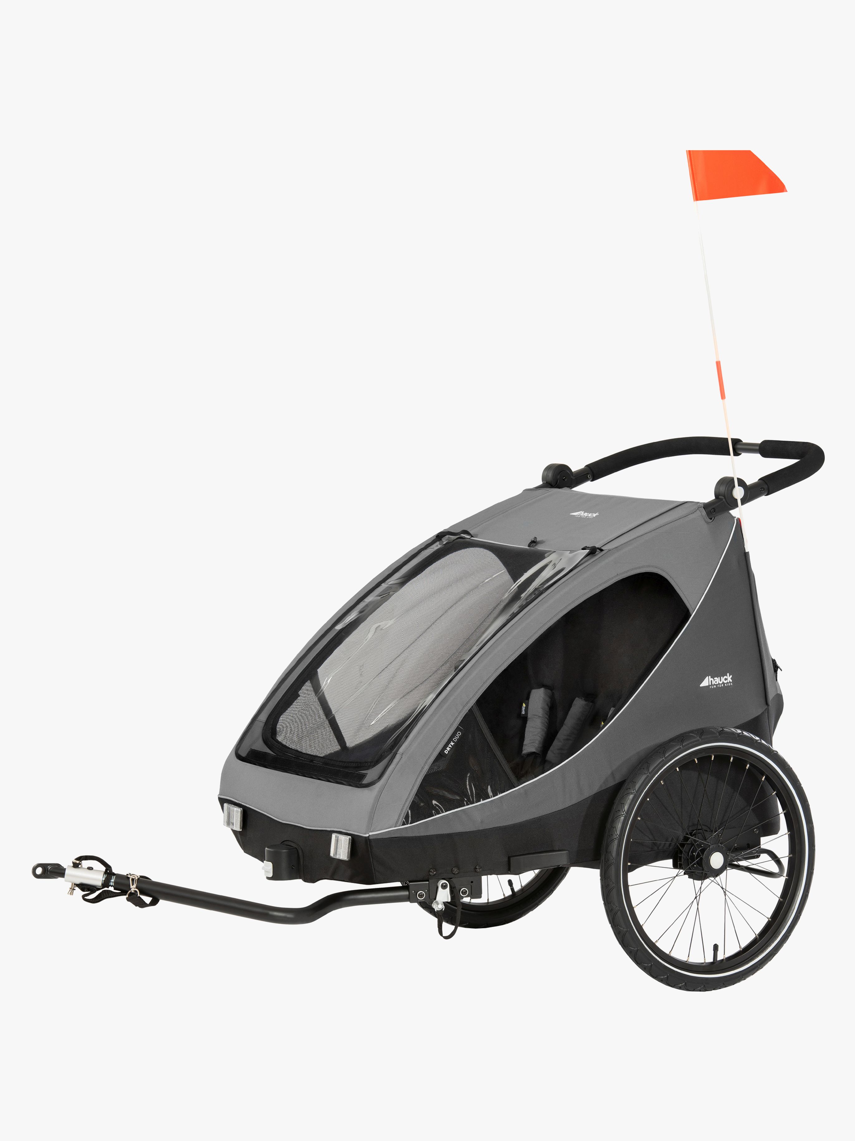 Hauck Dryk Duo Cykelanhænger, Grey