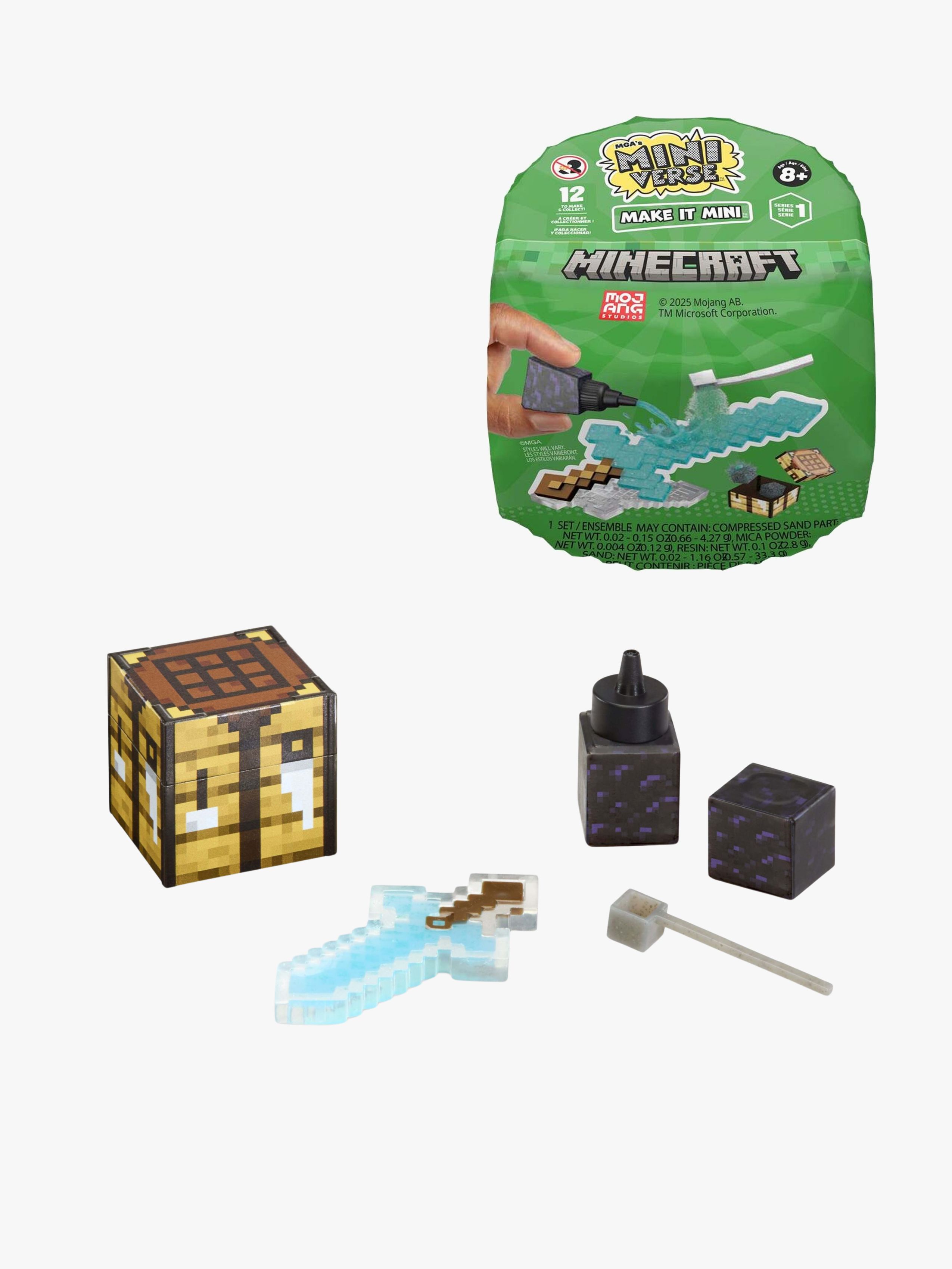 Miniverse Make It Mini Minecraft Legesæt Blandet