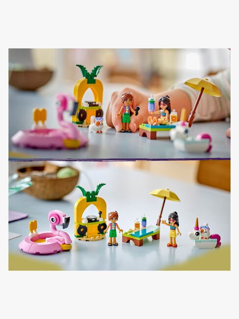 LEGO Friends 42658 Poolparty med enhjørning og flamingo
