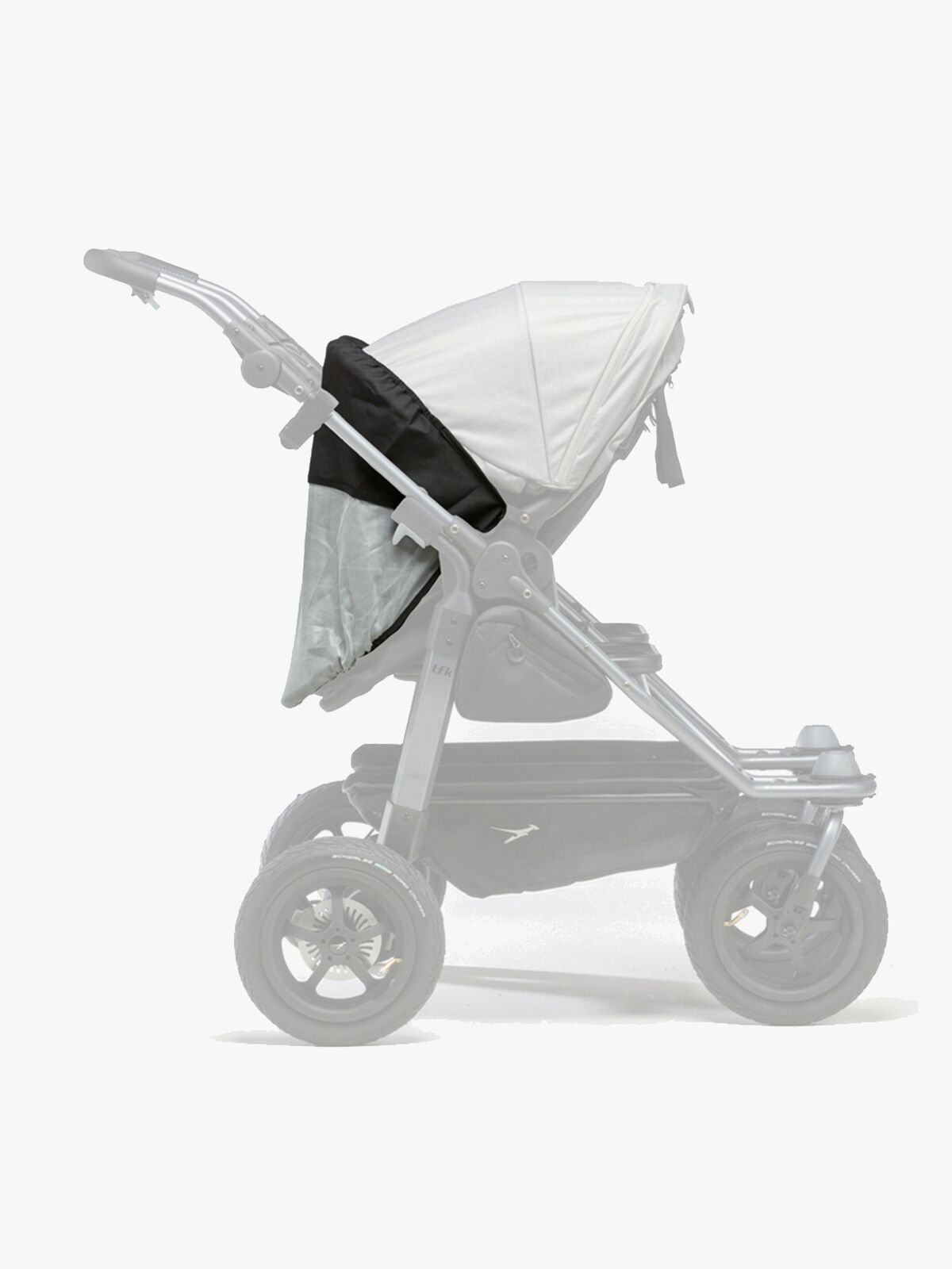 TFK Duo Combi Søskendevogn Solbeskyttelse