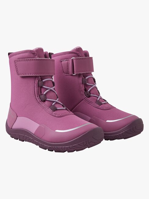 Reimatec Barefoot Talvella Vinterstøvler, Red Violet