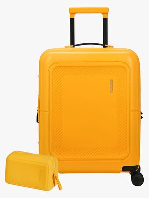 American Tourister Dashpop Kuffert 41-47L & Toilettaske POP, Golden Yellow
