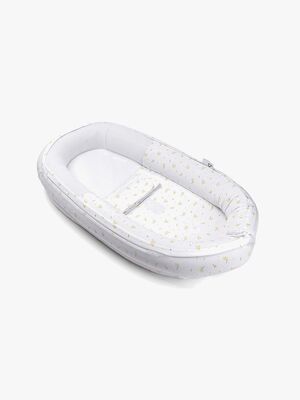 Doomoo Cocoon Babynest Blomster, Gul