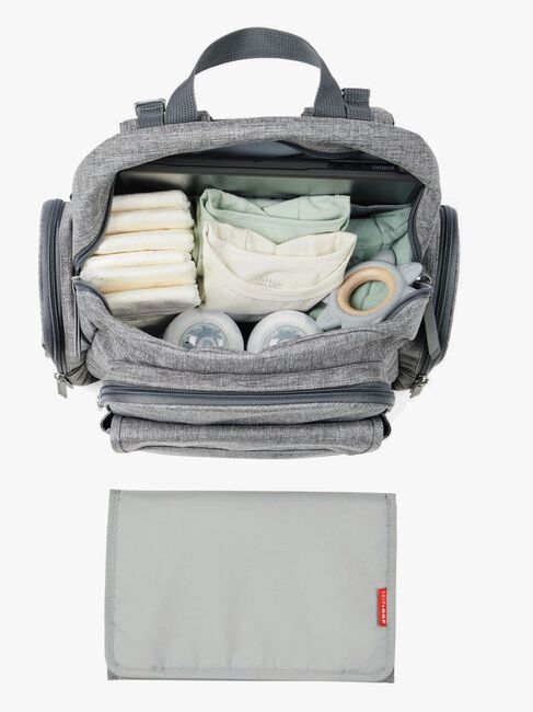 Skip Hop Luna Rygsæk Pusletaske, Heather Grey 22366-1-1124_3b.jpg
