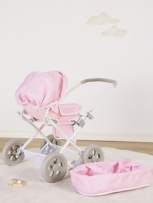 Cloudberry Castle Dukkevogn Konvertibel, Pink