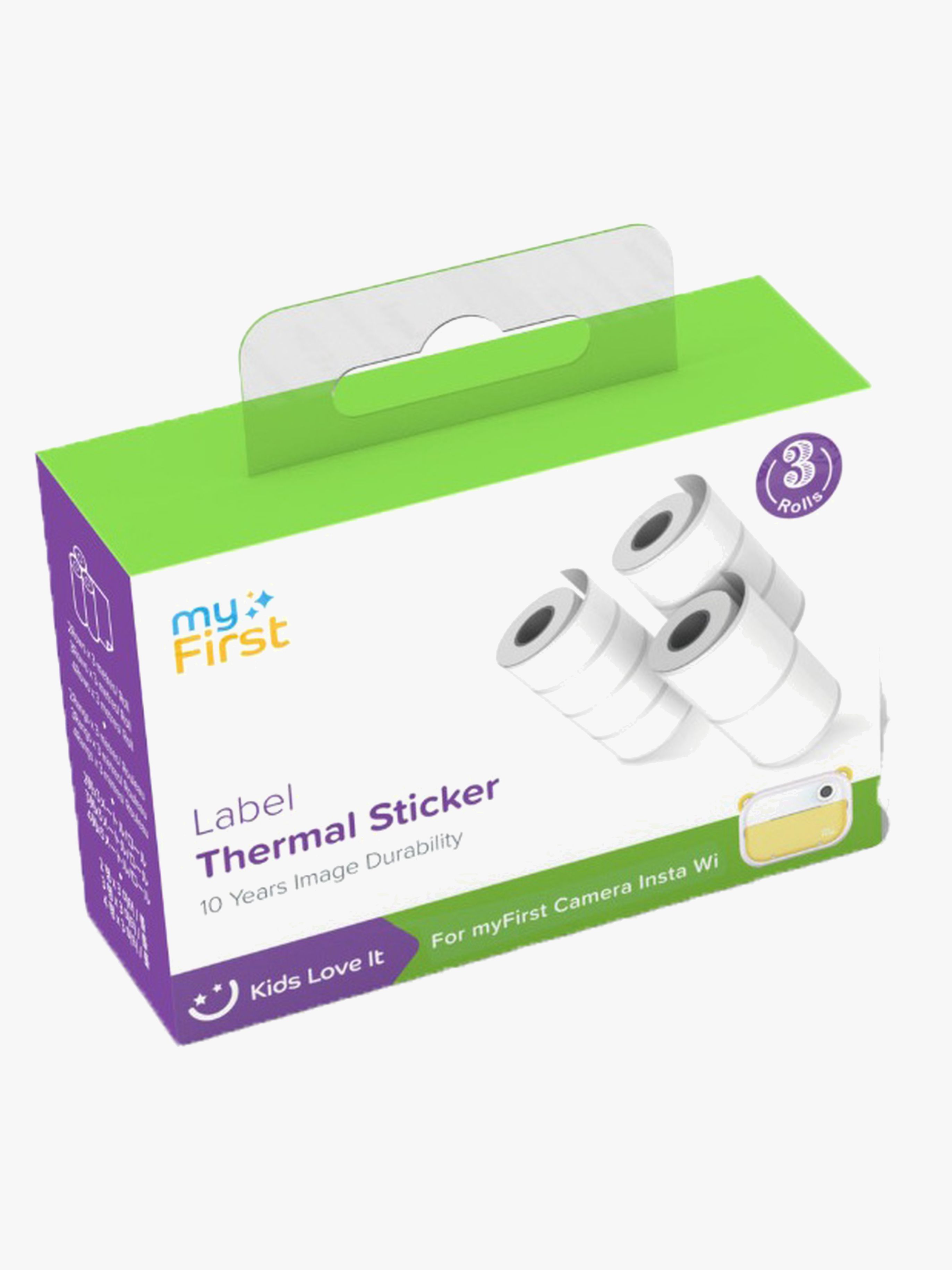 myFirst Insta Wi Thermal Sticker Mærkater Refill 3-pak, Hvid