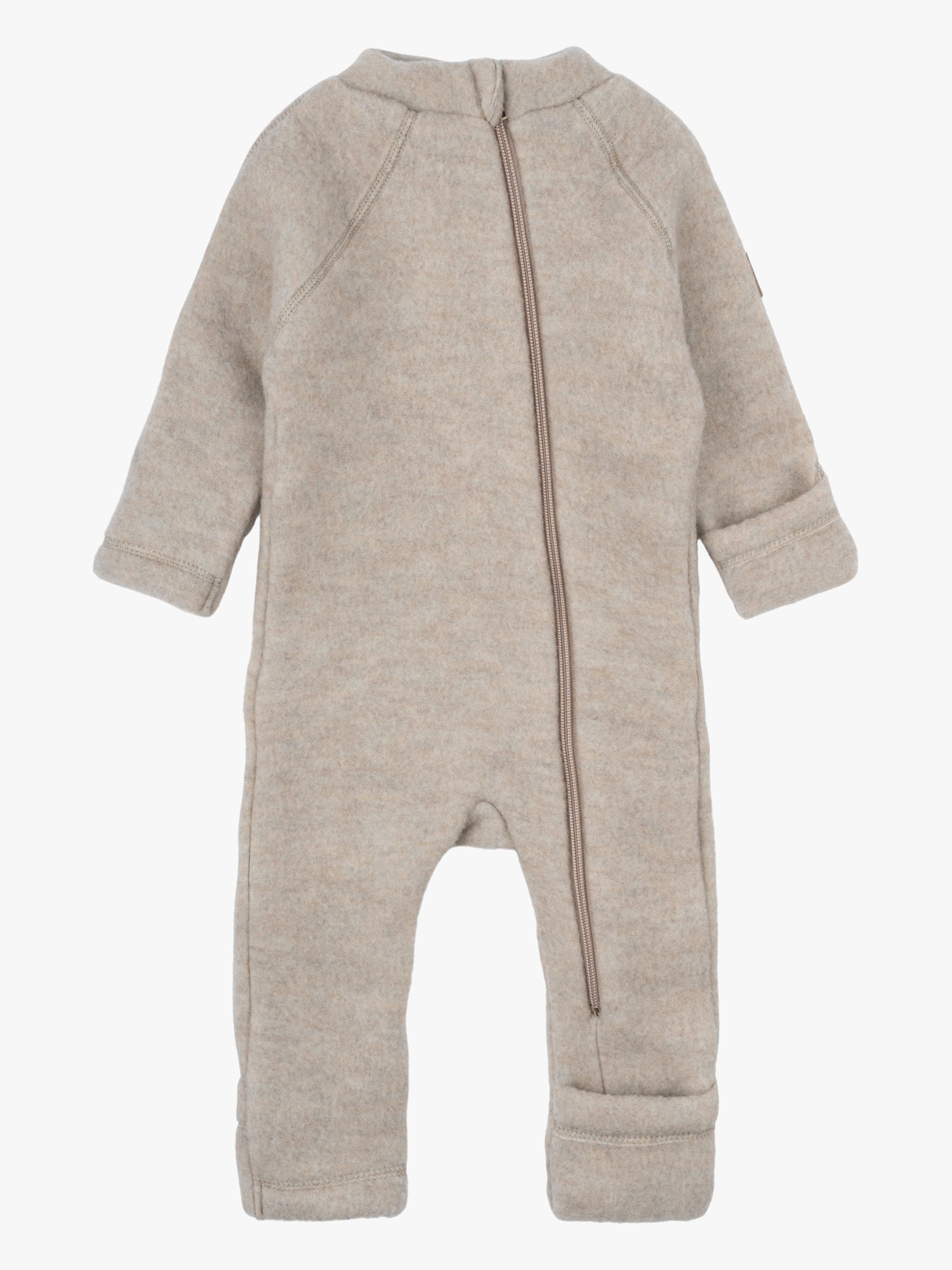 Mikk-Line Ulddragt Baby Merinould, Melange Offwhite, 56