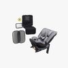 Beemoo Rotate i-Size Vendbar Autostol Inkl. Tilbehørspakke, Mineral Grey
