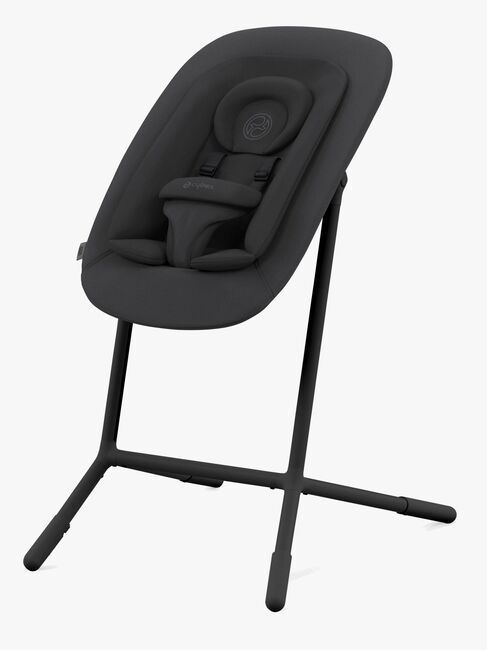 Cybex Lemo 4-in-1 Højstol inkl. Skråstol, Babysæt og Bakke, Stunning Black