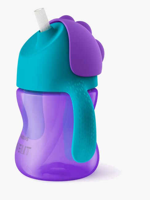 Philips Avent Sugerørskop m. Håndtag 200ml, Lilla/Turkis