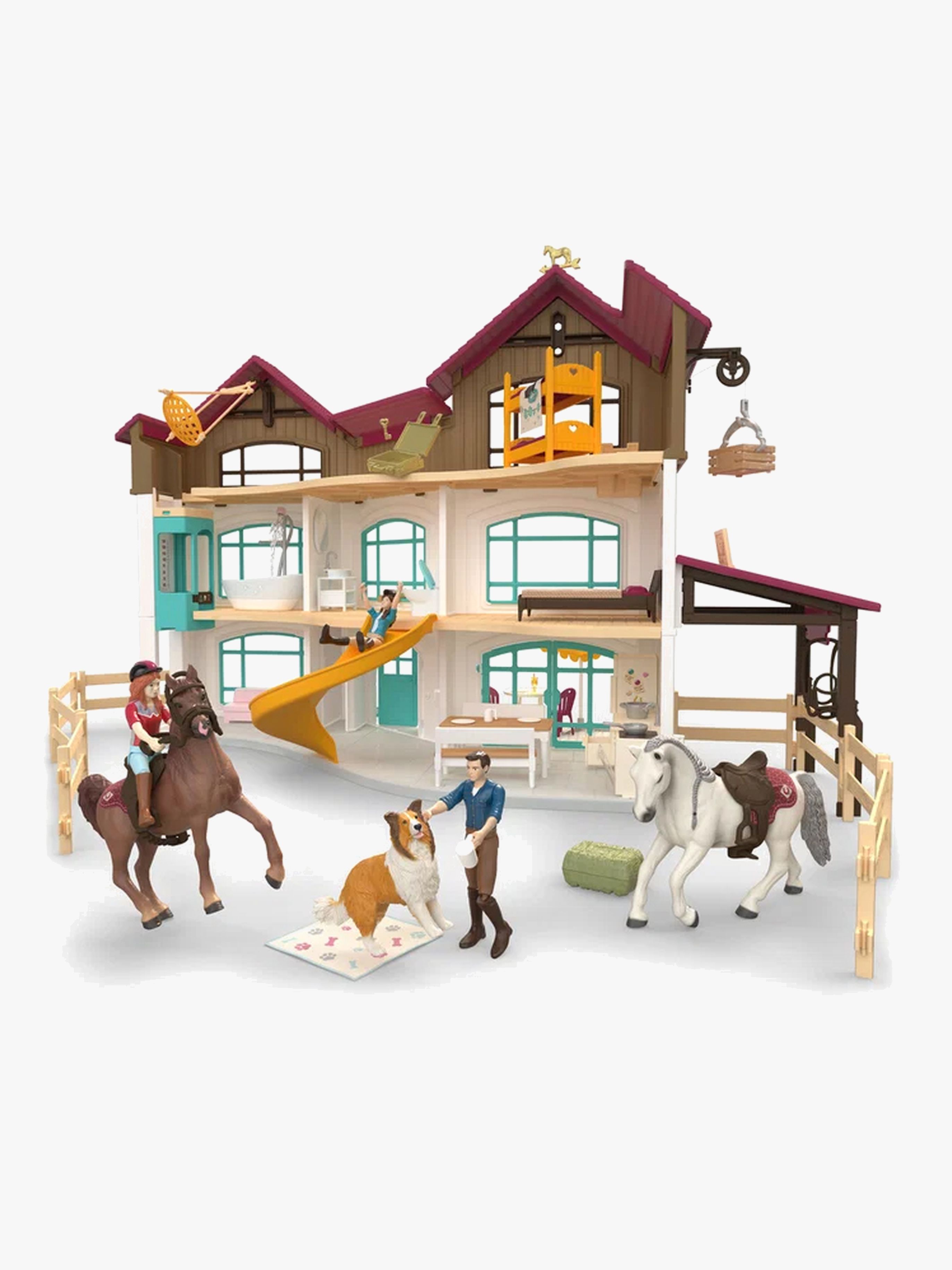 Schleich 42785 Horse Club Legesæt Villa &  Paddock