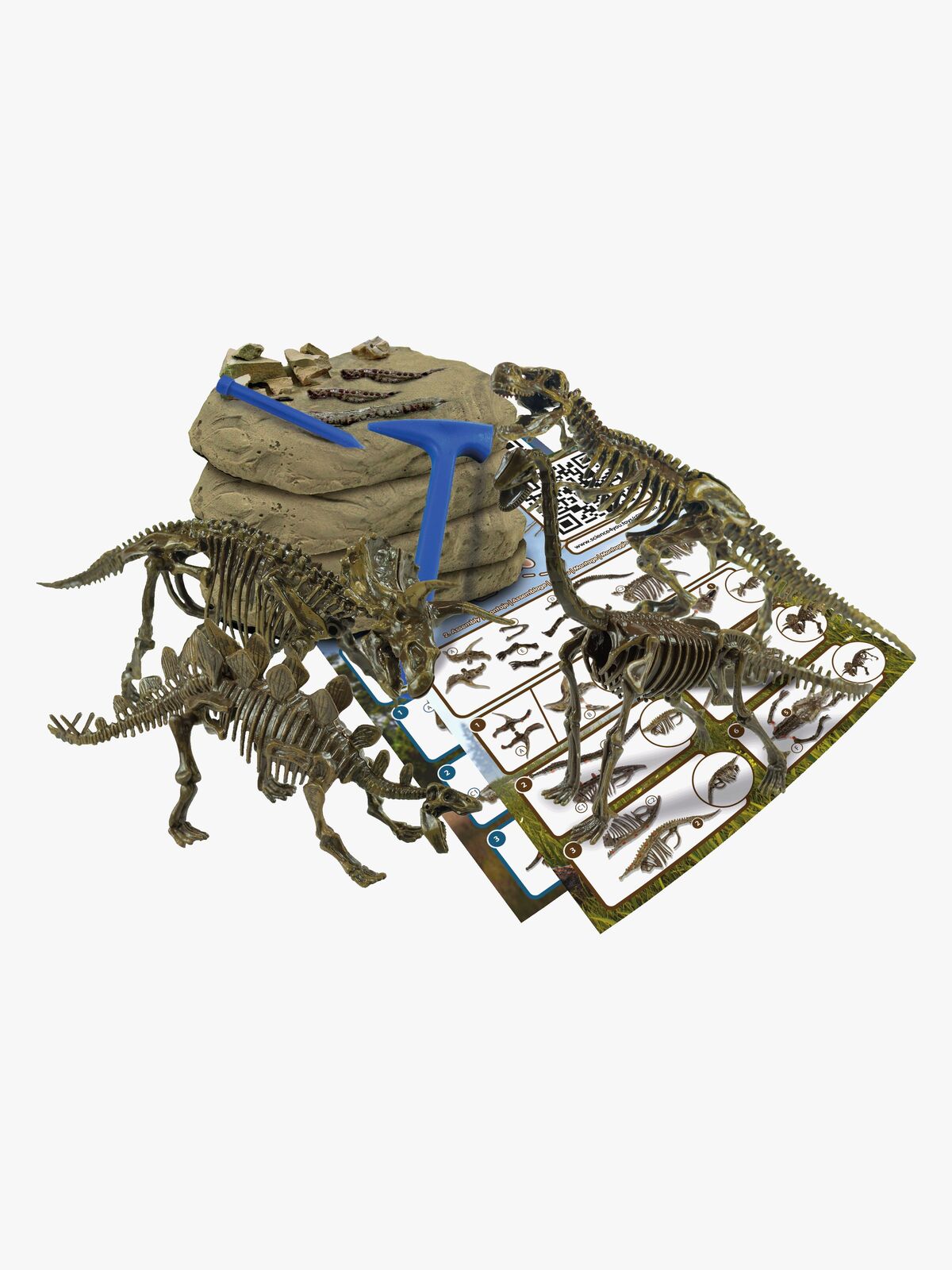 Toyrock Stem Fossil Udgravningssæt 4-i-1