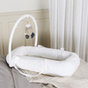Alice & Fox ALBA Babynest med Håndtag, White Muslin