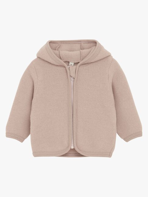 Huttelihut Uldfeecejakke Merinould, Mahogany Rose