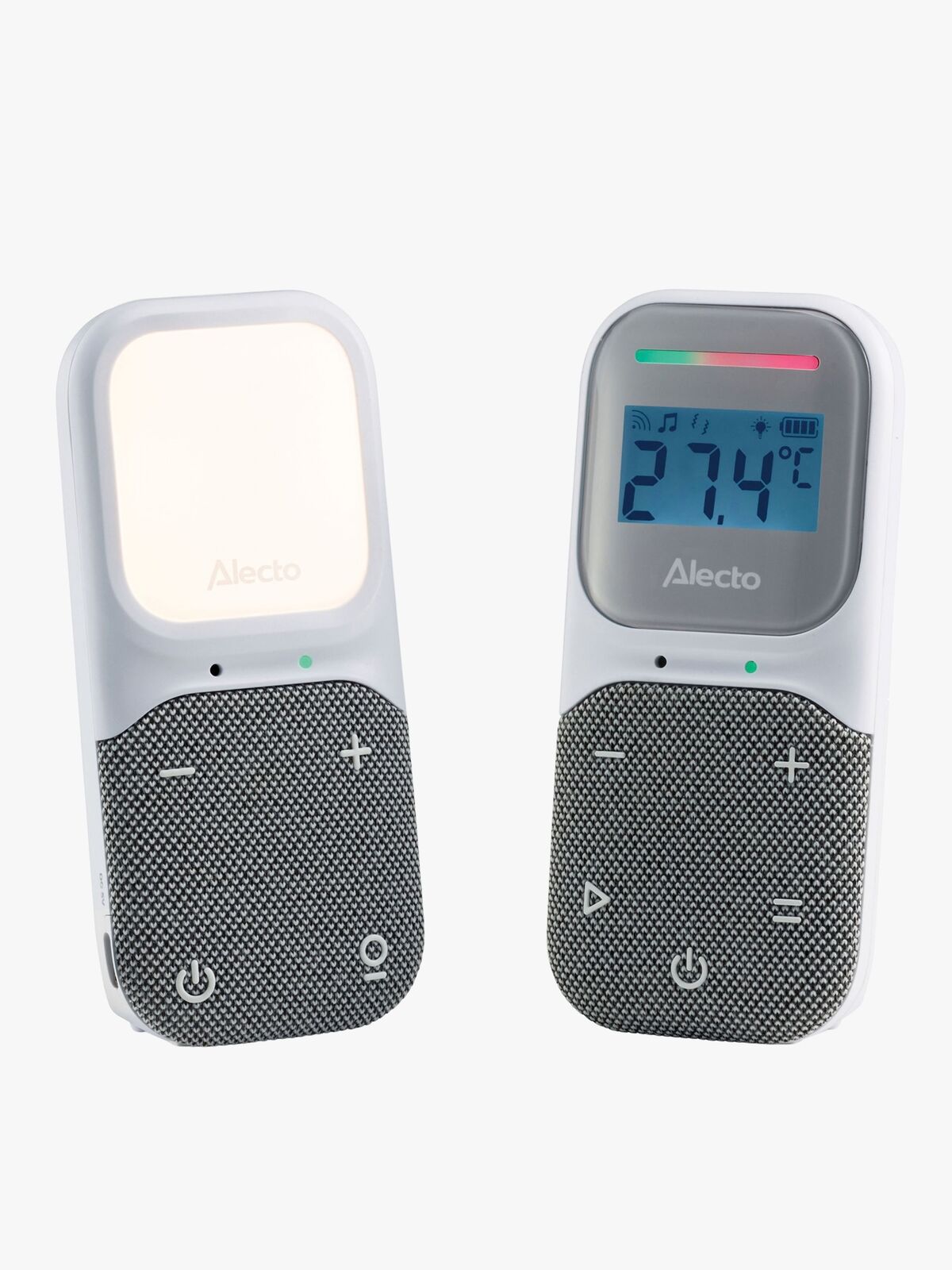 Alecto DBX140 Babyalarm, Hvid/Grå