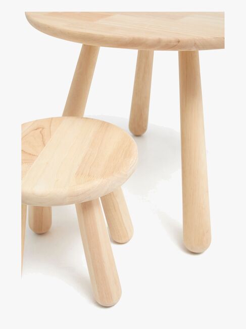 Minitude Nordic Rundt Bord & Runde Skamler, Natur