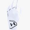 Under Armour Youth Coolswitch Golfhandske Højre, White