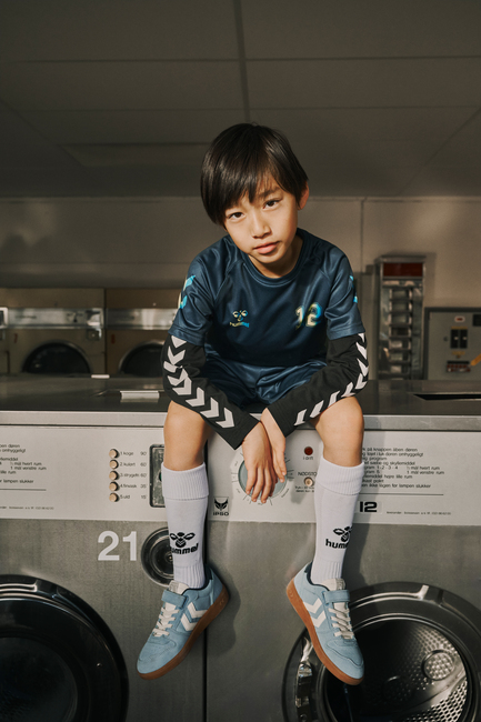 Hummel Handball Perfect CL Jr Sneakers, Faded Denim