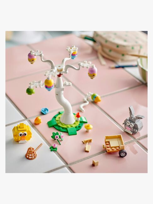 LEGO Iconic 40808 Påskehare og kylling på æggejagt