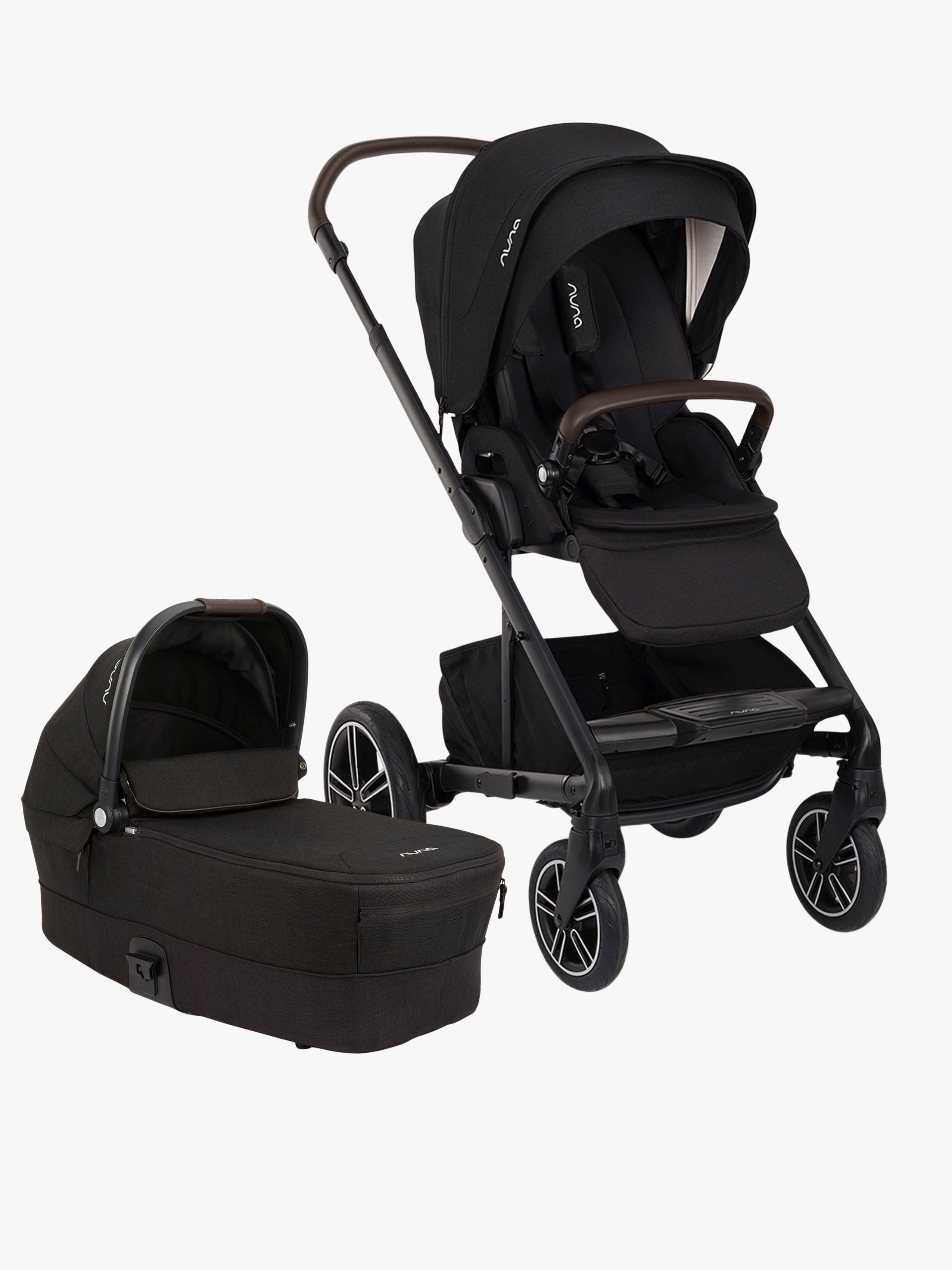Nuna MIXX NEXT Duovogn, Caviar Leather