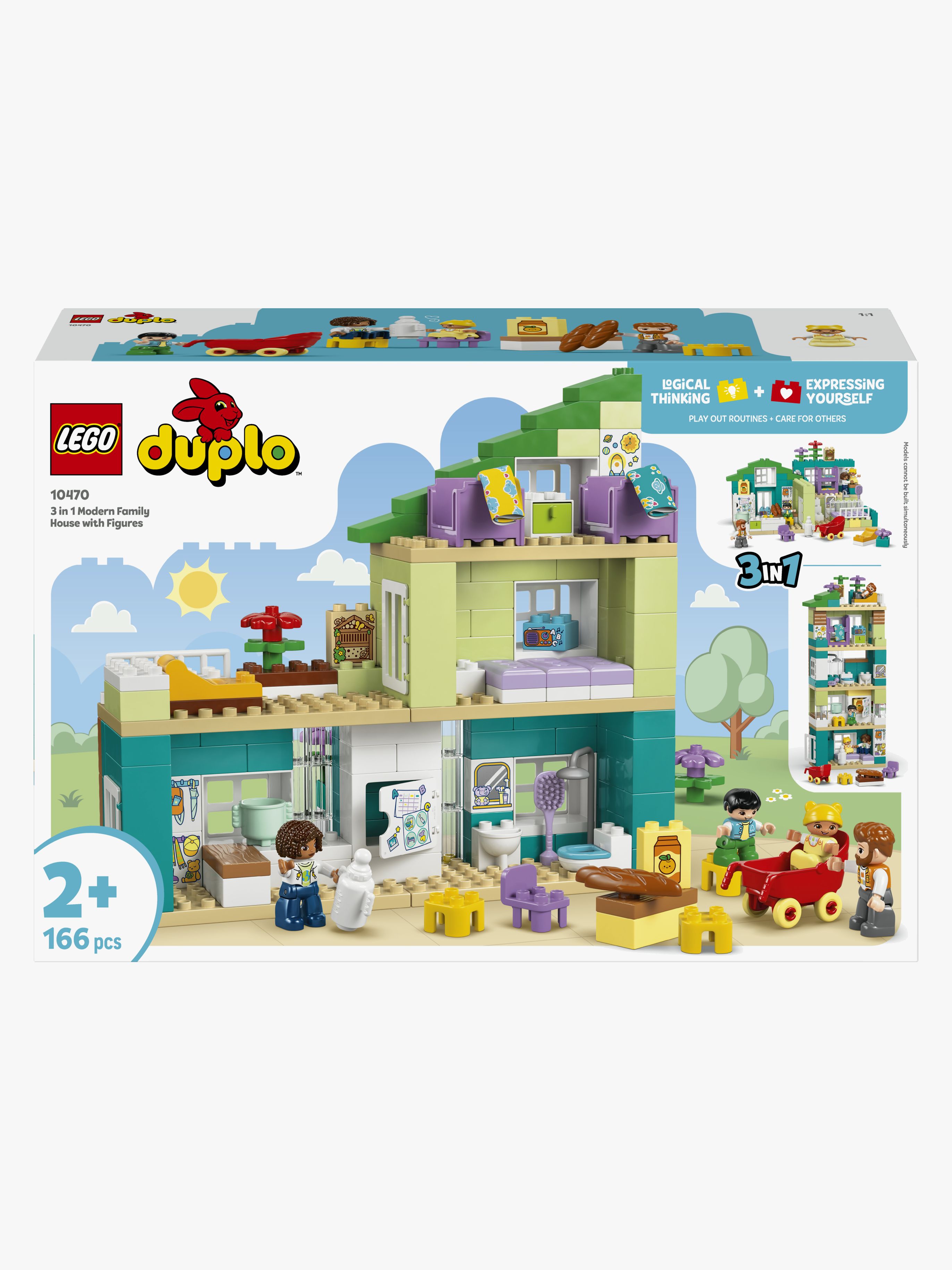 LEGO DUPLO Town 10470 3-i-1 Moderne familiehus med figurer