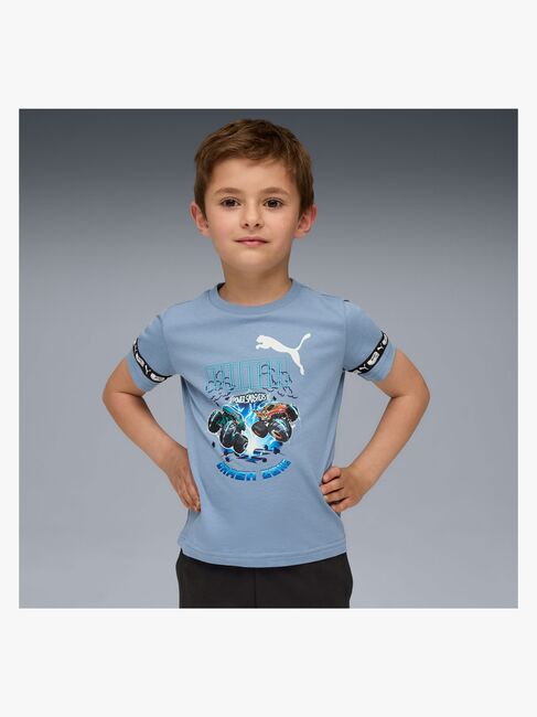 Puma Hot Wheels T-shirt, Cool Blue