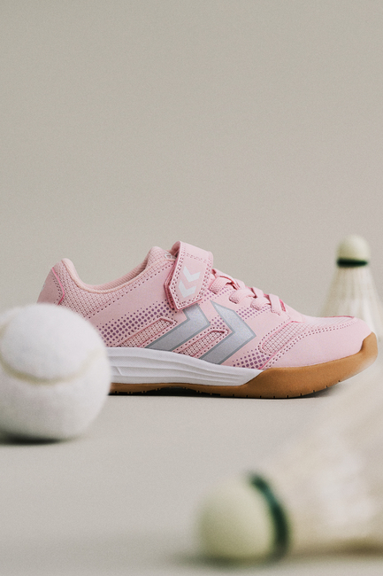 Hummel Multiplay Stable Jr Træningssko, Pink-A-Boo