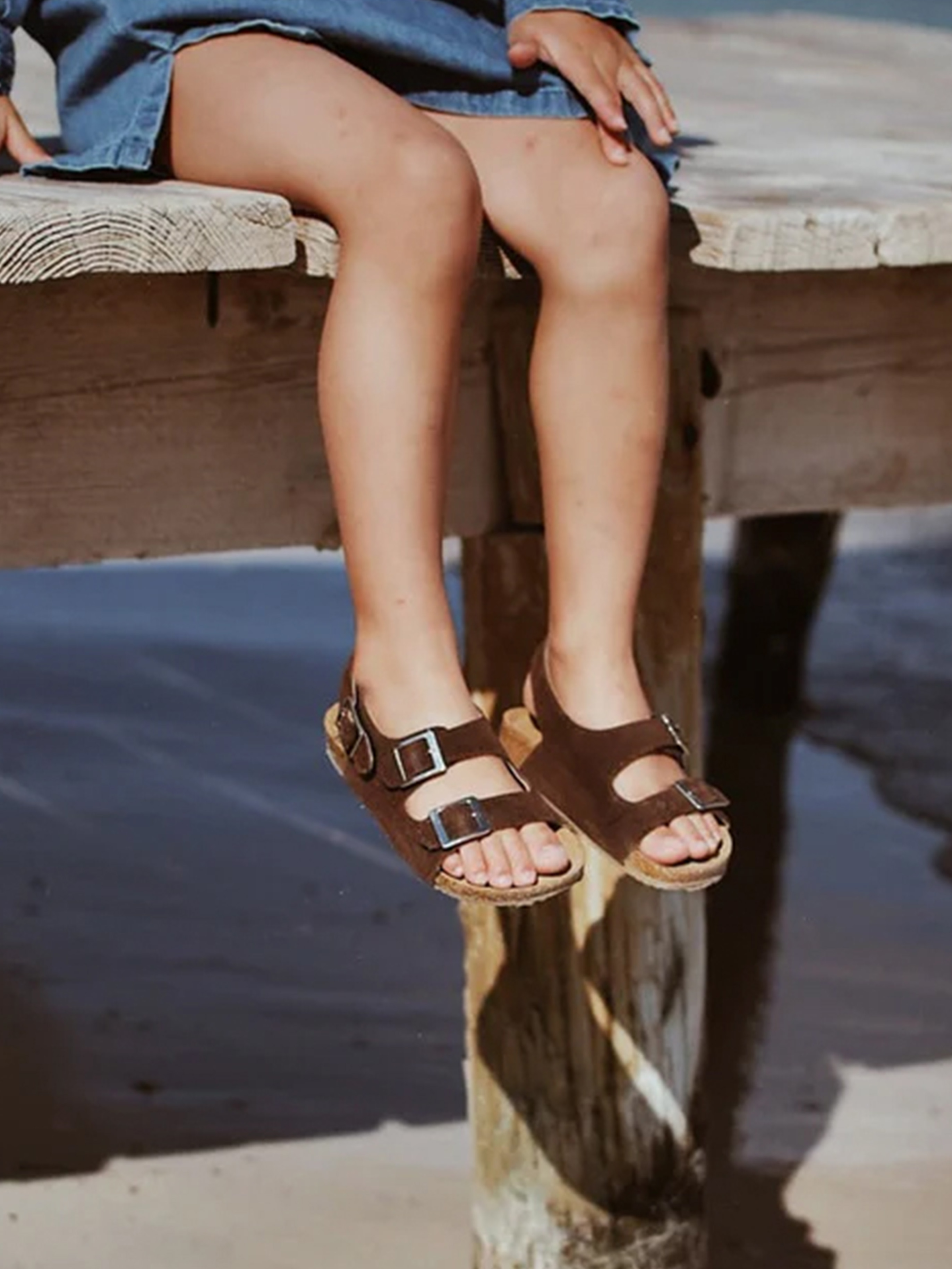 BabyMocs Vacay Sandaler, Brun, 25-26