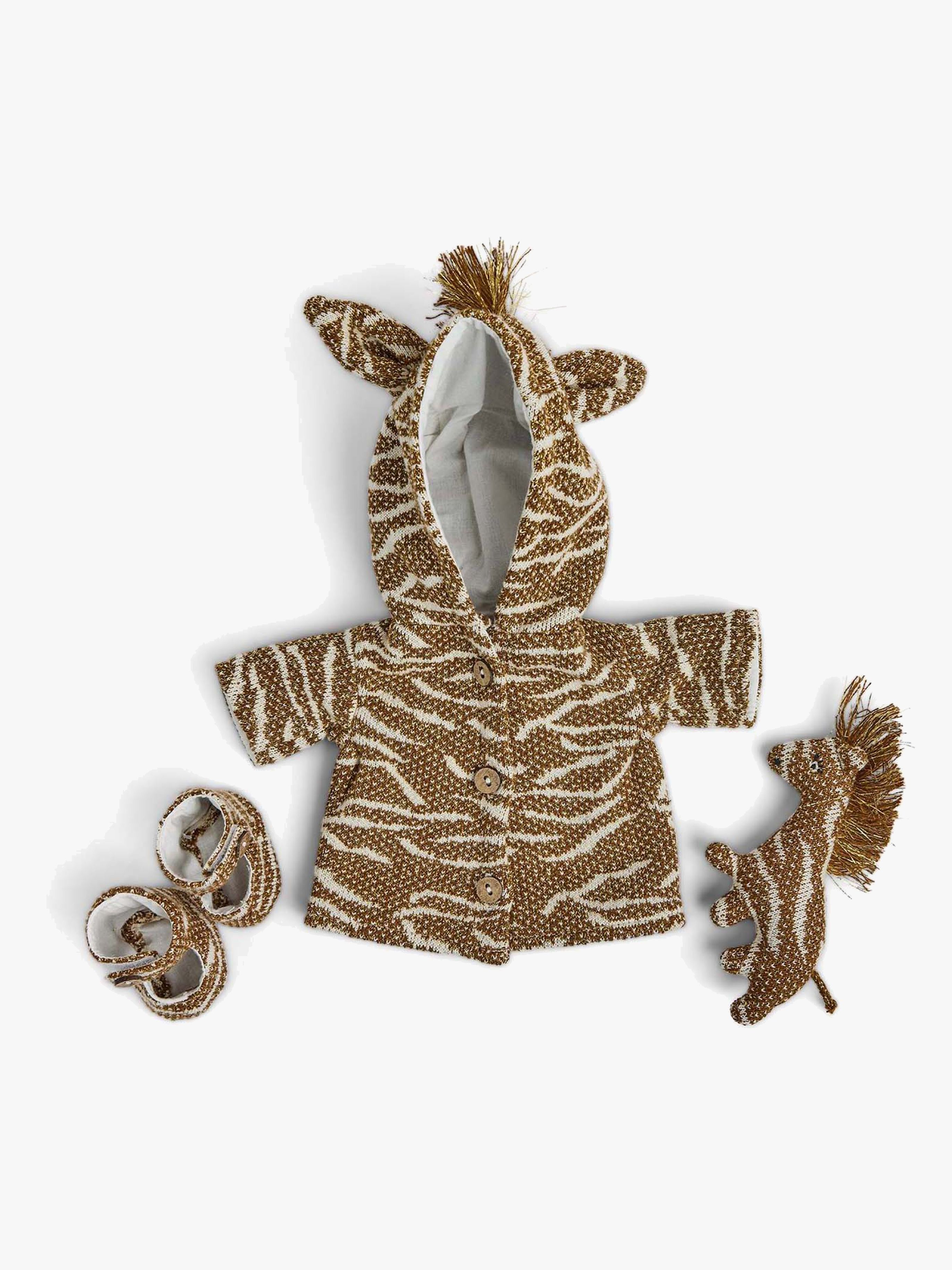 Smallstuff Dukketøj Zebrafrakke Med Sko Og Zebra