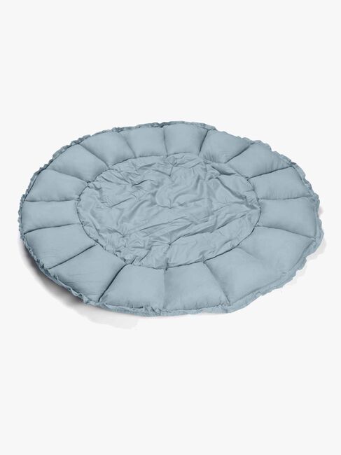 Play&Go Organic Bloom Legetæppe, Dusty Blue