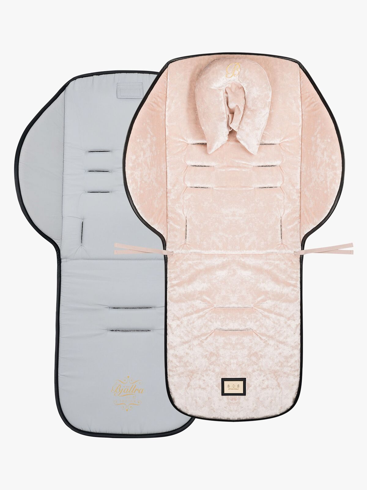 Bjällra of Sweden Barnevognshynde, Pink Velvet