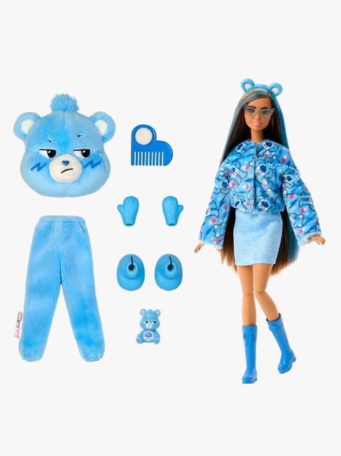 Barbie Cutie Reveal Dukke Care Bears, Blå