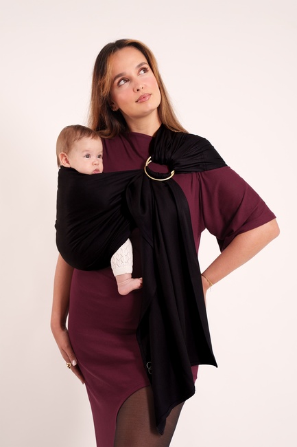 Love Radius No Knot Woven Ringslynge, Black