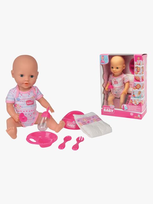 New Born Baby Dukke Spise-Tisse 38 cm