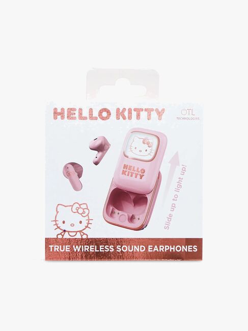 Hello Kitty Høretelefoner In-Ear TWS med LED, Pink