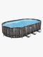 Bestway Power Steel Oval poolsæt 610x366x122 cm