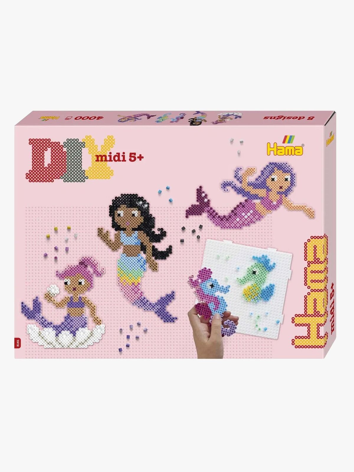 Hama Midi Gavesæt Havfruer Perlesæt 4000 Stk.