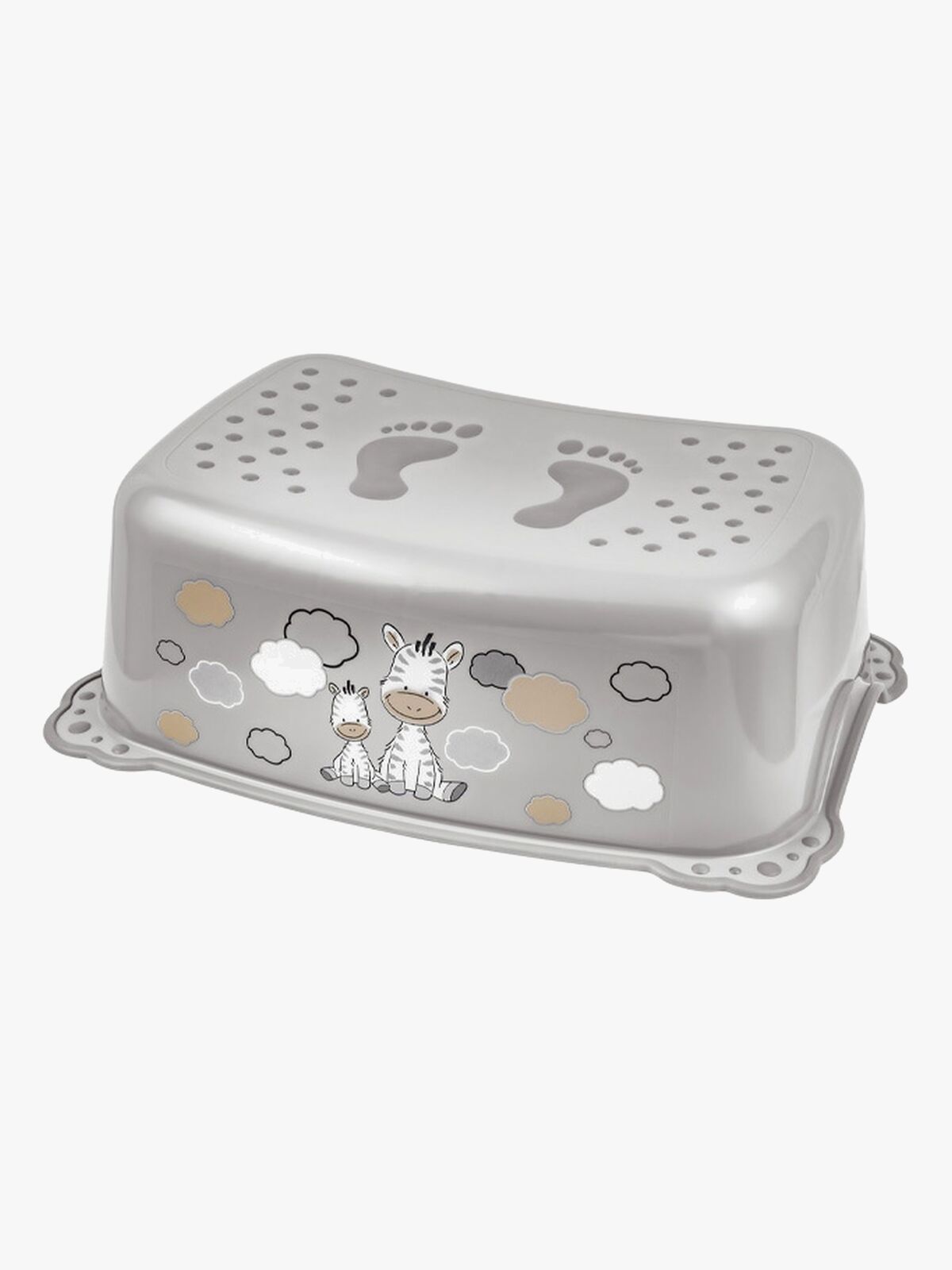 Maltex Zebra Skammel Antislip, Grå