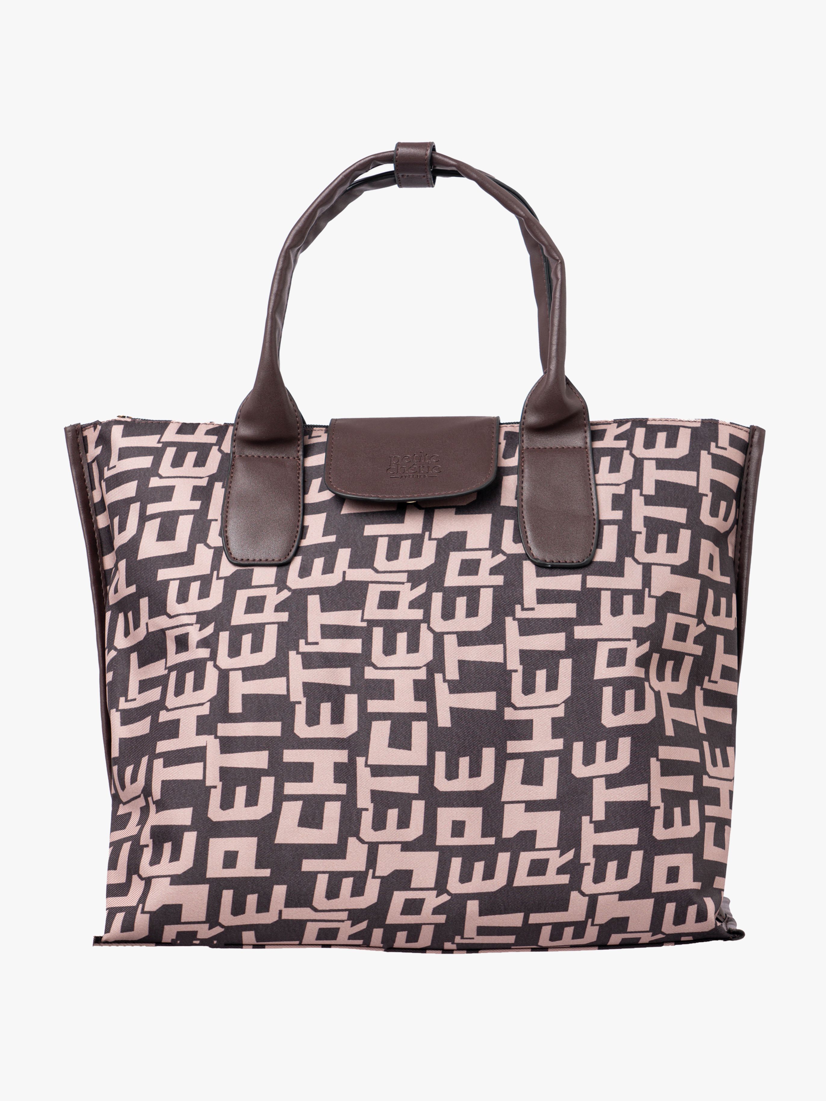 Petite Chérie Impression Pusletaske, Coffee Brown
