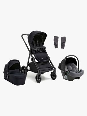 Beemoo Pro Multi 2 Duovogn inkl. Route i-Size Autostol Baby, Coffee Black/Mineral Grey