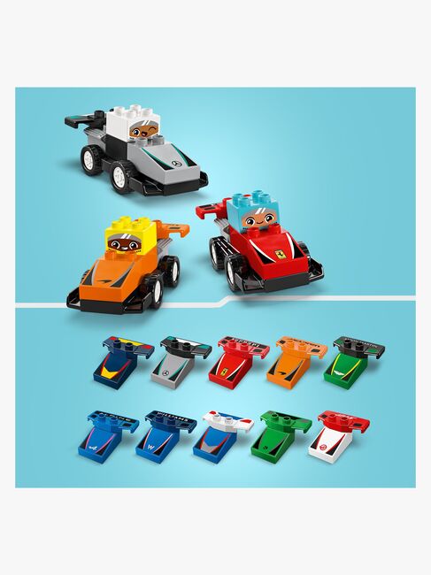 LEGO DUPLO Town 10445 F1-teams med racerbiler og kørere