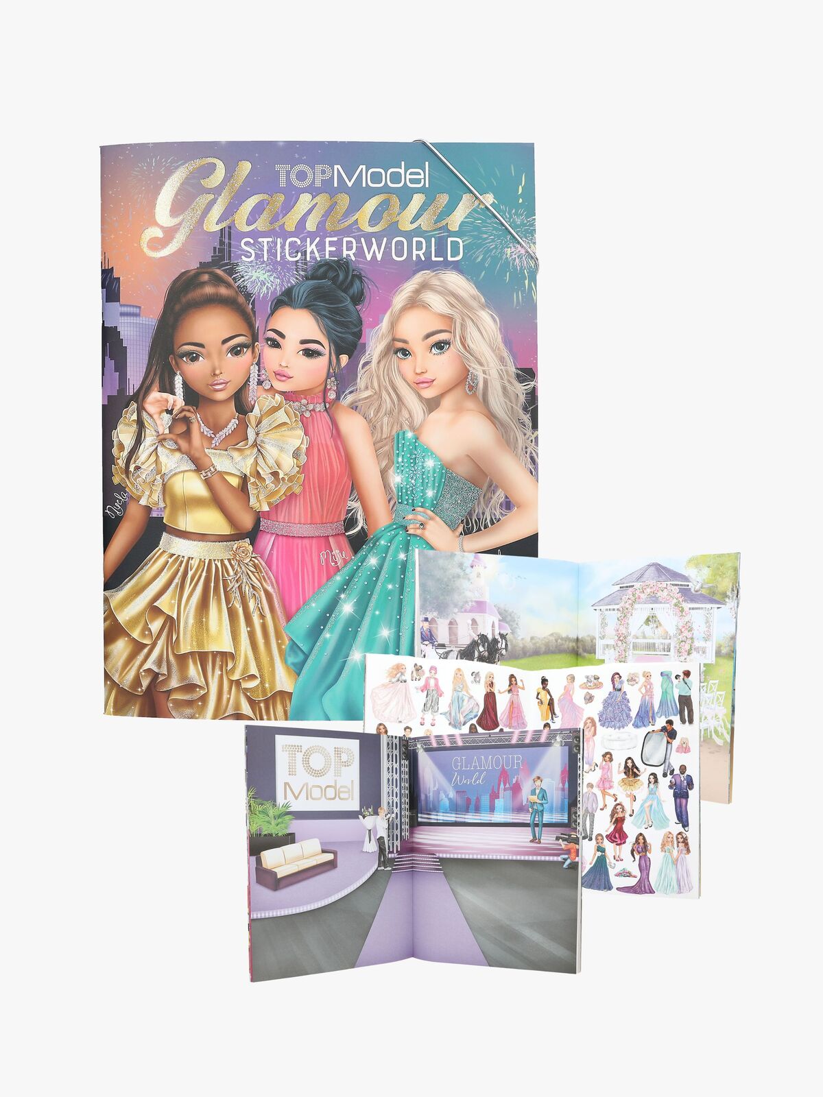 TOPModel Stickerworld Klistermærkebog Glamour