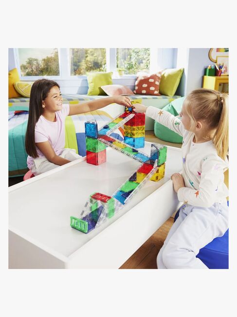 MAGNA-TILES Rail Racer Magnetiske Byggeklodser 90 Dele