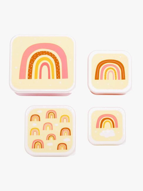 A Little Lovely Company Madkasse & Flaske, Rainbows