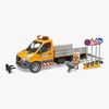Bruder Mb Sprinter Arbejdsbil med Figur