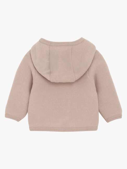 Huttelihut Uldfeecejakke Merinould, Mahogany Rose